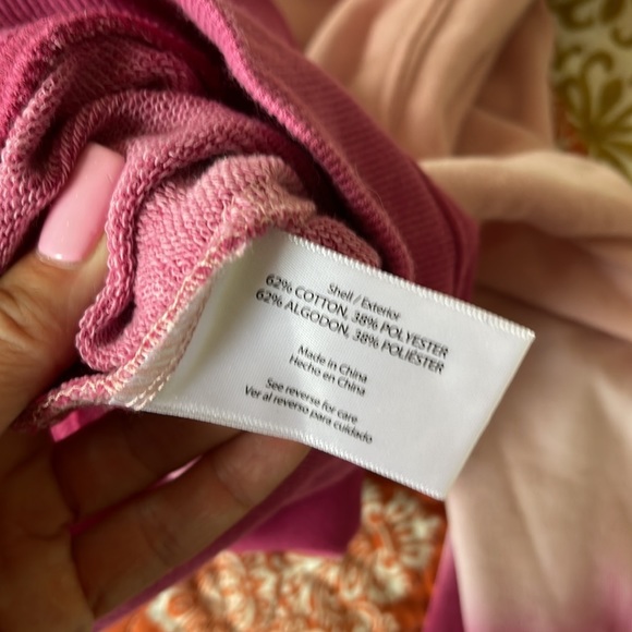 WILDFOX NWT printed for me, size medium hoodie, pink pull over - Picture 6 of 6